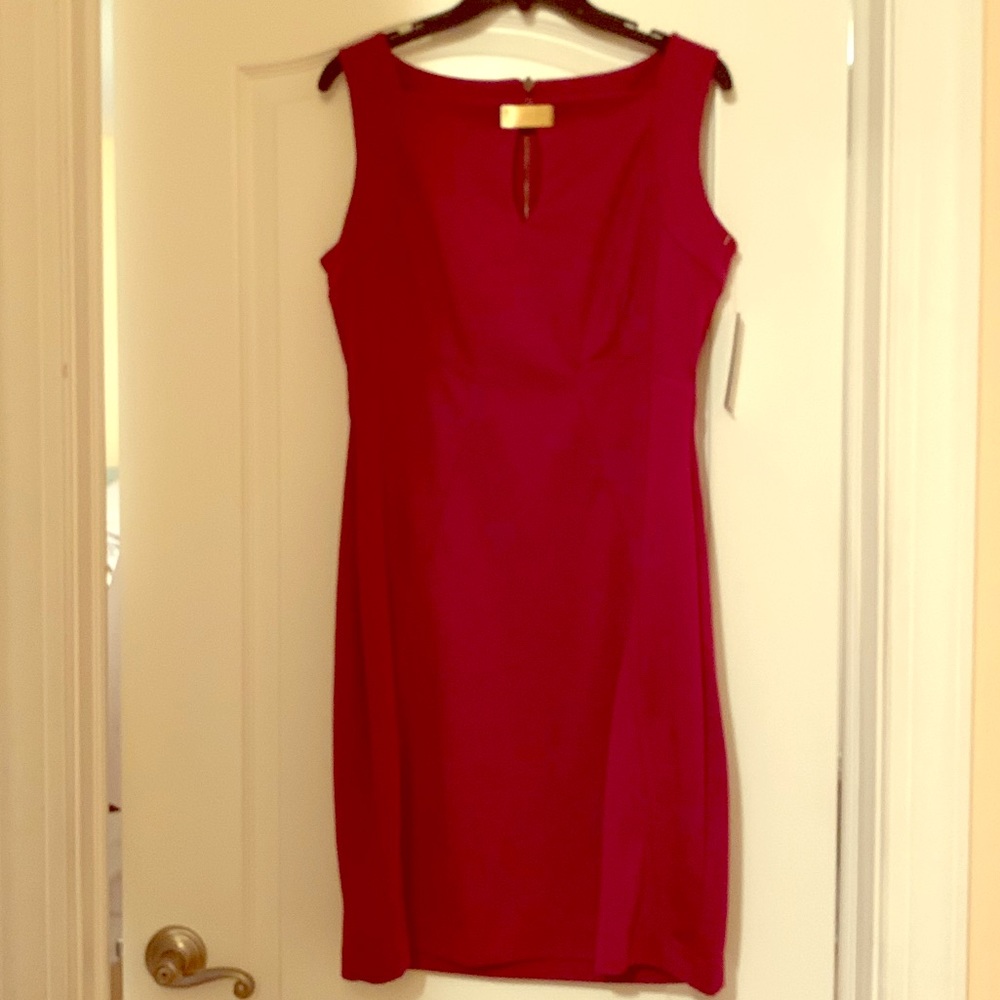 Burgundy fitted dress by Laundry